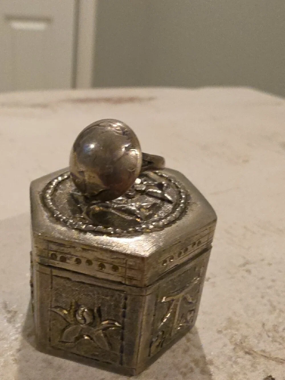 Sterling Silver Dome Mercury Dime Ring in Silver Size 5.5